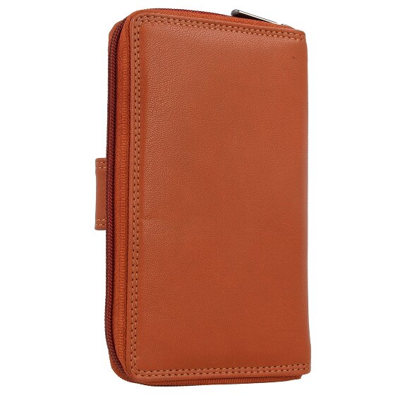 mano Donna Giulia Leren Portemonnee 10,5 cm