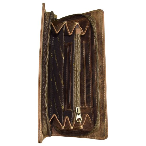 Greenburry Vintage portemonnee leer 18 cm