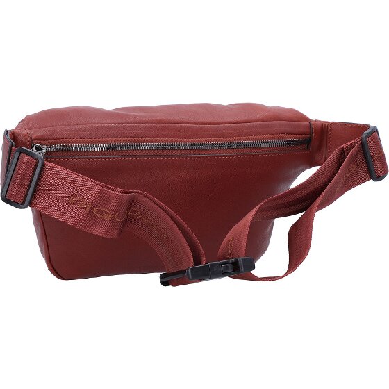 Piquadro Zwart vierkant heuptasje leer 31 cm