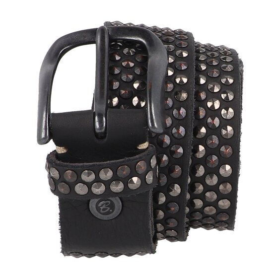 b.belt Studded riem leer