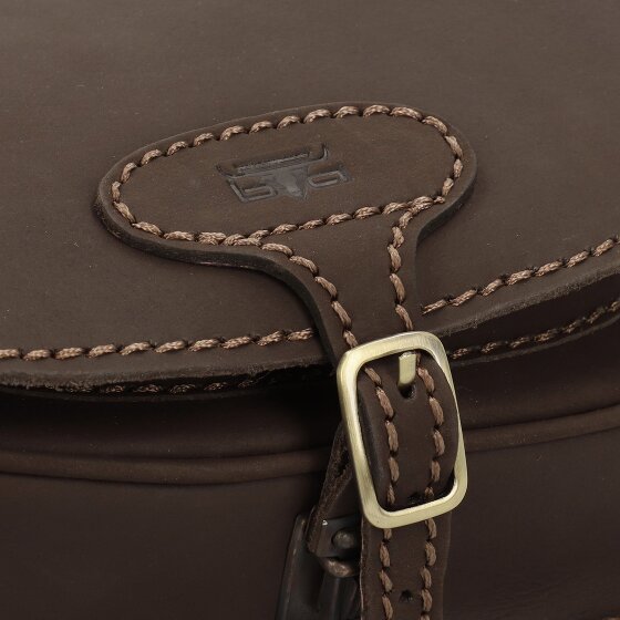 Mika Bonny schoudertas leer 23 cm