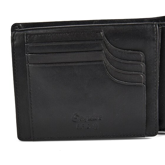 Esquire Silk Portemonnee RFID-bescherming Leder 12 cm