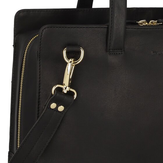 Plevier Pharos Koffer Leer 37.5 cm Laptop compartiment