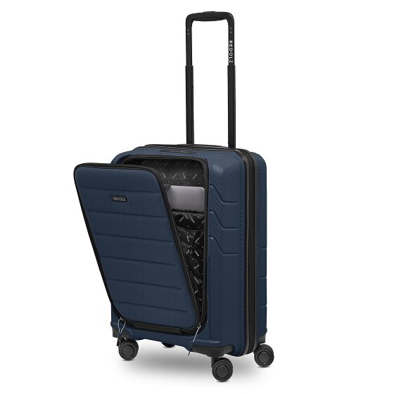 Redolz Essentials 17 Cabinewagen met 4 wielen, 55 cm, laptopvak met zachte voering