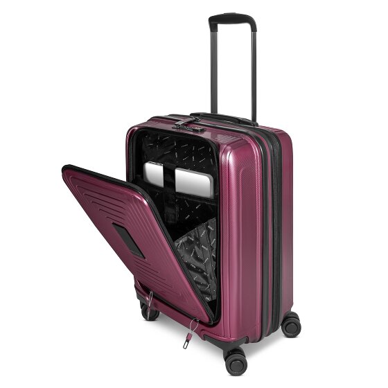 Redolz Essentials 14 4 wielen Cabinewagen S 55 cm Laptopvak met uitbreidingsplooi