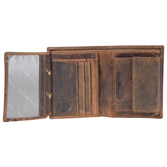 Greenburry Vintage Portemonnee Paard Leer 9,5 cm