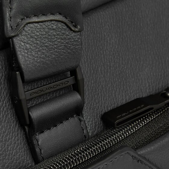 Piquadro Ael Koffer Leer 37 cm Laptop compartiment
