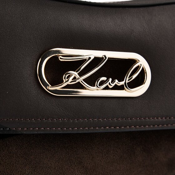 Karl Lagerfeld Signature Crossbody tas Leder 24.5 cm