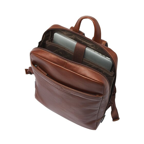 Castelijn & Beerens Dagrugzak RFID-bescherming Leer 41 cm Laptop compartiment