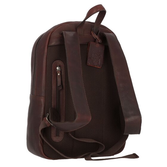Burkely Antique Avery Dagrugzak Leer 42 cm Laptop compartiment