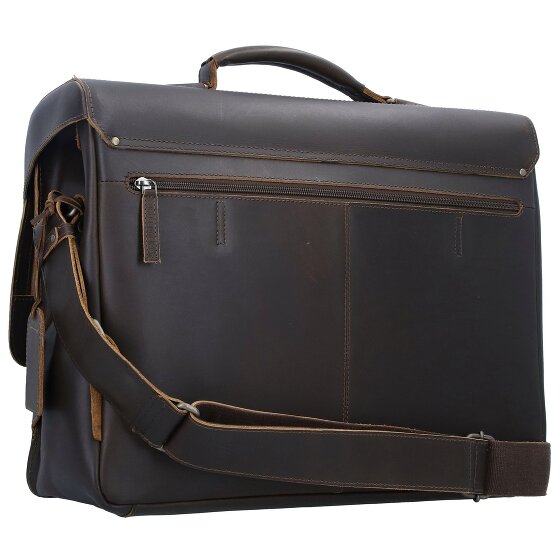 aunts & uncles Hunter Jack Messenger Leer 45 cm Laptopcompartiment