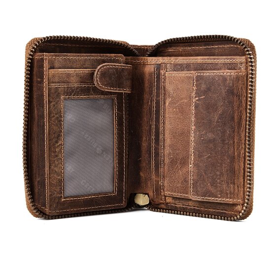 Greenburry Hecht Portemonnee Leer 13.5 cm