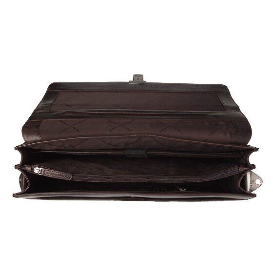 The Chesterfield Brand Salvatore Aktetas Messenger Leer 42 cm Laptop compartiment
