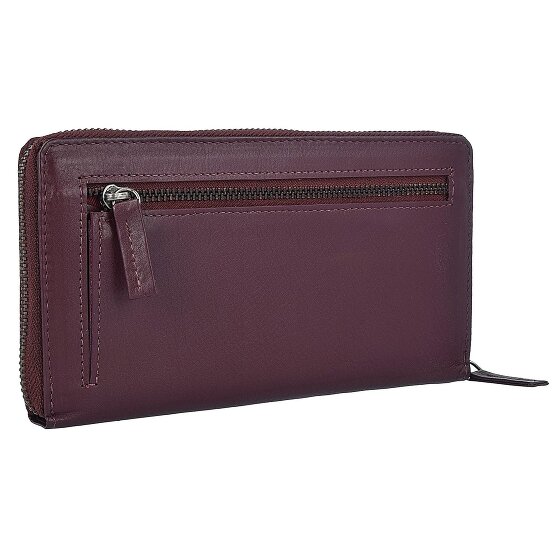 Greenburry Sponsachtige portefeuille leer 19 cm