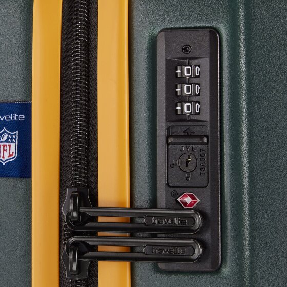 Travelite travelite x NFL 4 wielen Kofferset 3-delig met uitbreidingsplooi