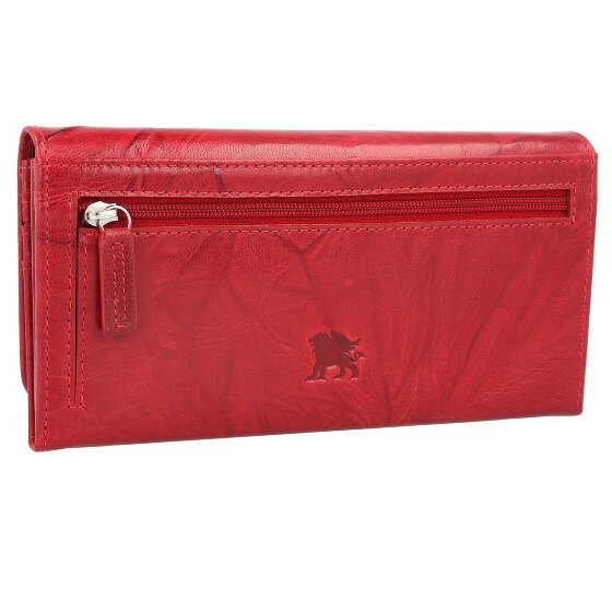 mano Donna Aurona Portemonnee RFID Leer 19 cm