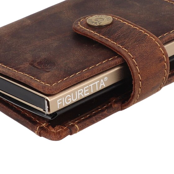 Greenburry Vintage Portemonnee RFID-bescherming Leer 7.5 cm
