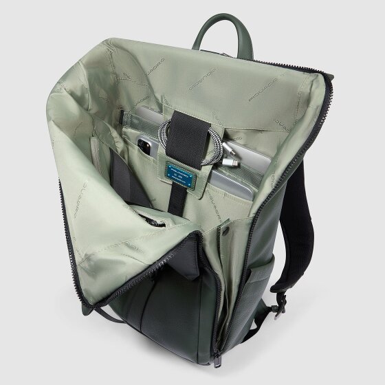 Piquadro Than Zakelijke rugzak Leer 46 cm Laptop compartiment