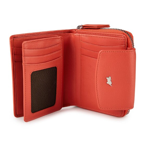 Braun Büffel Joy Portemonnee RFID-bescherming Leer 12 cm