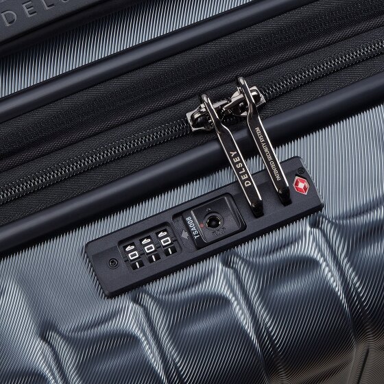 Delsey Paris Longitude 4 wielen Cabinewagen 55 cm met uitbreidingsplooi