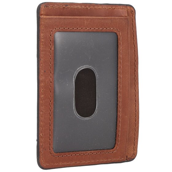 Fossil Everett creditcard etui leer 10 cm