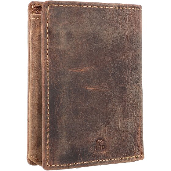 Greenburry Vintage Portemonnee RFID Leer 10 cm