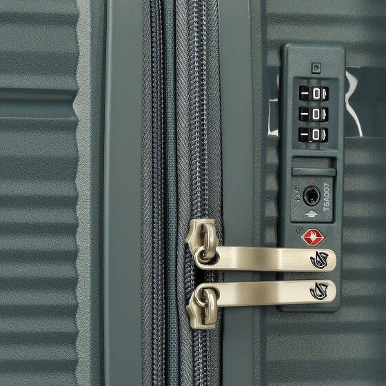 Gladiator 0800 4 wielen Trolley 55 cm met uitbreidingsplooi