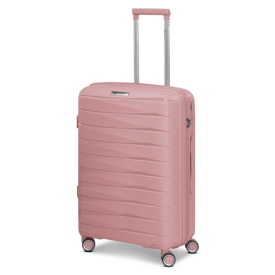 Franky London 4 wielen Trolley M 65 cm met uitbreidingsplooi