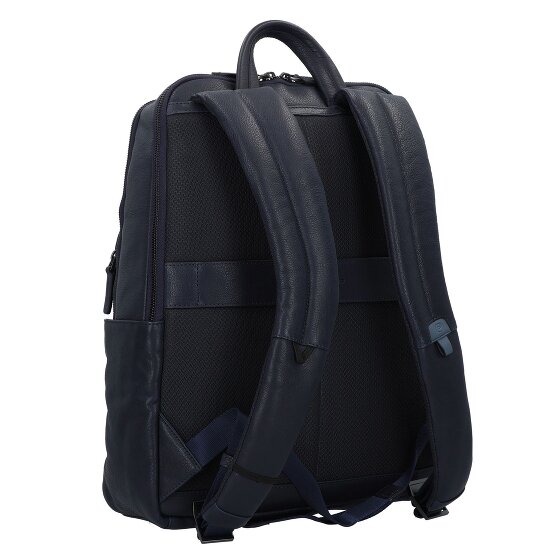 Piquadro Paavo Dagrugzak Leer 43 cm Laptop compartiment