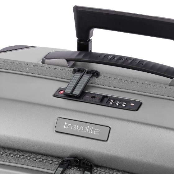 Travelite Millennium 4 wielen Cabinewagen 55 cm Laptop compartiment