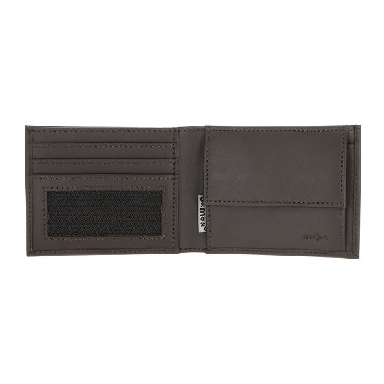 oxmox Leather Portemonnee RFID-bescherming Leder 11 cm