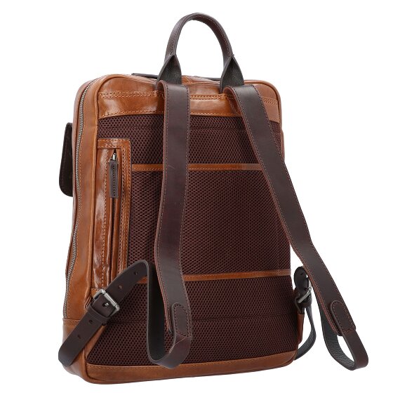 Castelijn & Beerens Rien Zakelijke rugzak RFID-bescherming Leder 40 cm Laptopvak