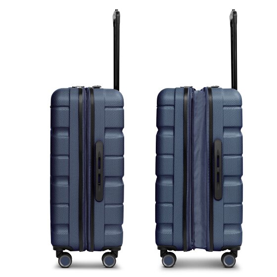 Franky Munich 4.0 4-wiel trolley M 66 cm met uitbreidingsplooi
