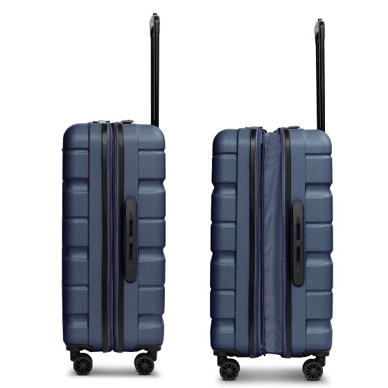 Franky Munich 4.0 4-wiel trolley M 66 cm met uitbreidingsplooi