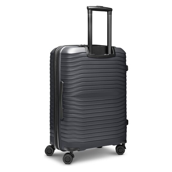 Stratic Shine 4 wielen Trolley 66 cm met uitbreidingsplooi