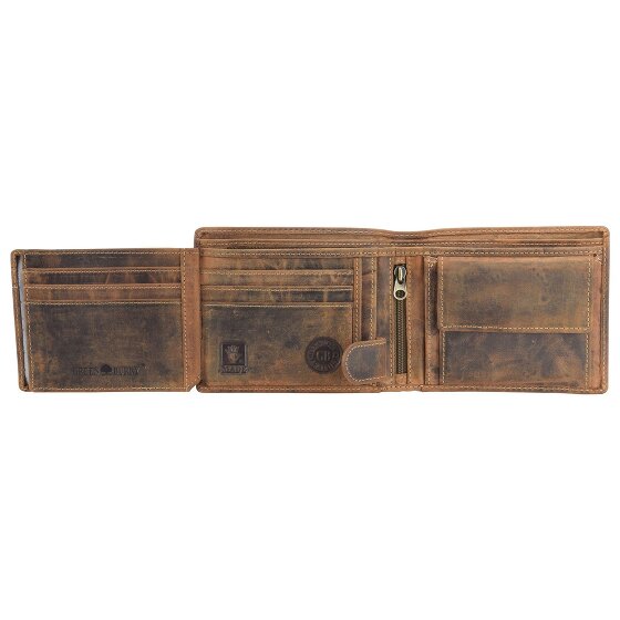 Greenburry Vintage portemonnee leer 12,5 cm