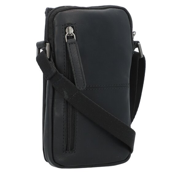 Greenburry Pure Black Mobiel telefoonhoesje Leer 11 cm
