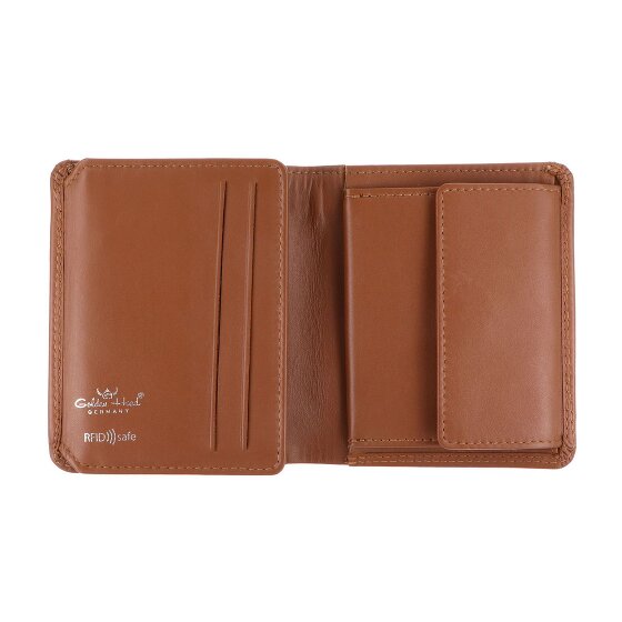 Golden Head Polo Portemonnee RFID-bescherming Leder 8.5 cm