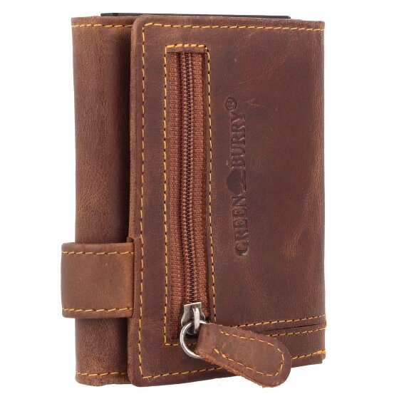 Greenburry Vintage Originele Portemonnee RFID Leer 8,5 cm