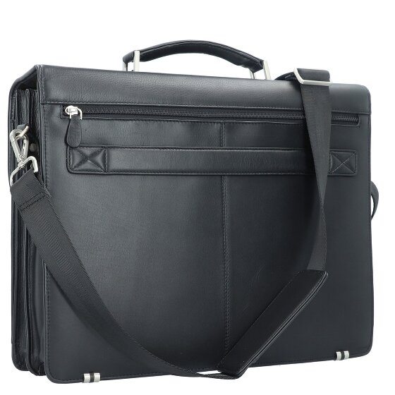 Esquire Oxford aktetas Leer 41 cm Laptopcompartiment