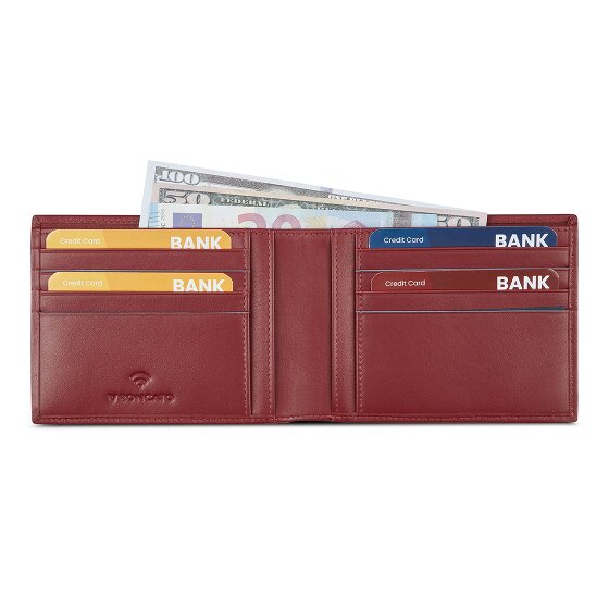 Roncato Detroit Portemonnee RFID-bescherming Leer 12.5 cm