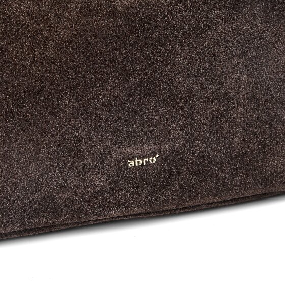 abro Ebony Schoudertas Leder 39 cm