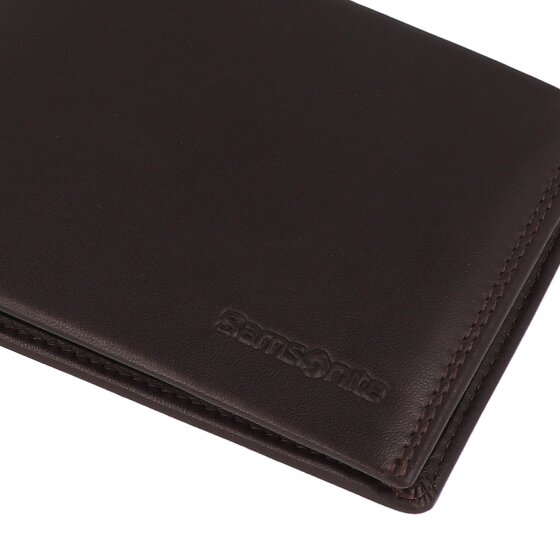 Samsonite Attack 2 SLG Portemonnee RFID-bescherming Leer 11.5 cm