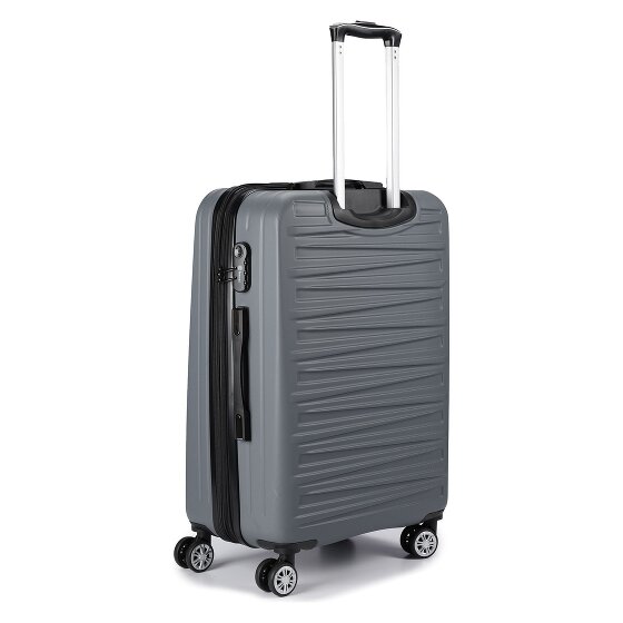 Benzi 5493 4 wielen Trolley M 66 cm met uitbreidingsplooi