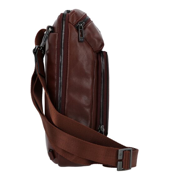 Piquadro Philip Schoudertas Leer 27 cm