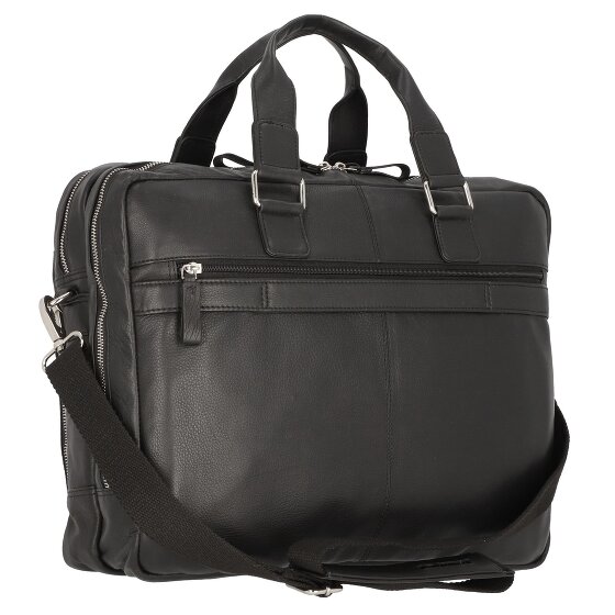 Alassio Campo aktetas leer 42 cm laptopvak