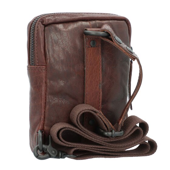 Spikes & Sparrow Bronco Schoudertas Leer 13 cm