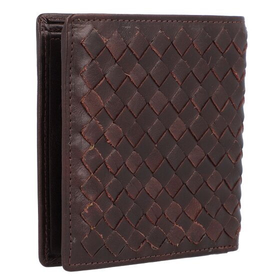 mano Don Luca Portemonnee Leer 10,5 cm