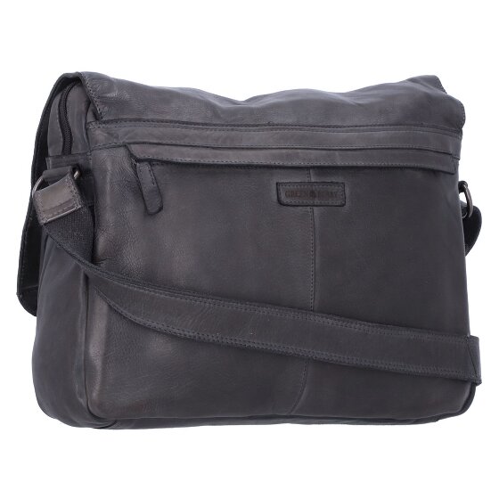 Greenburry GBVT Messenger Leder 38 cm Laptopcompartiment