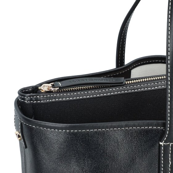 Tommy Hilfiger TH Monoplay Leather Shopper Tas 35 cm